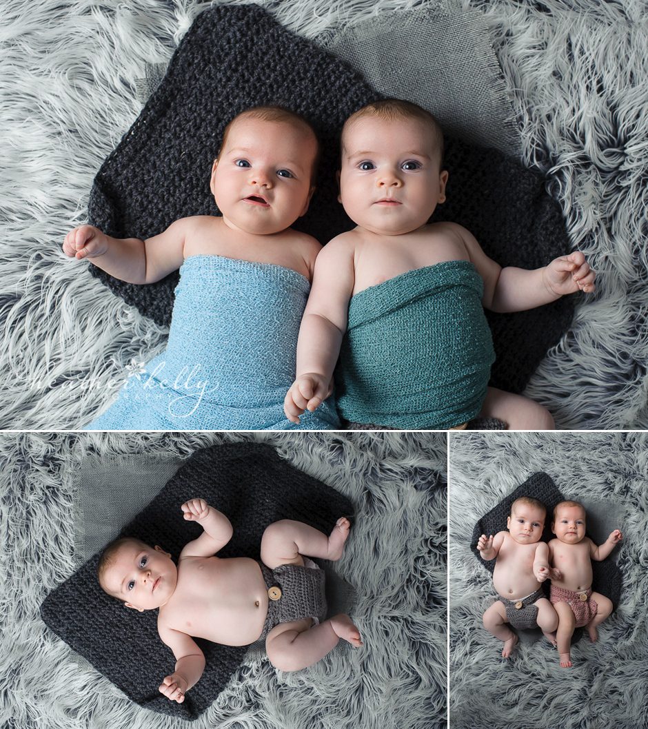 3 month old baby twins