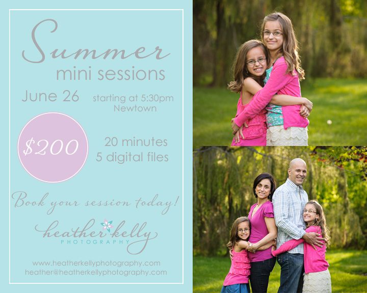 summer mini sessions in CT heather kelly photography