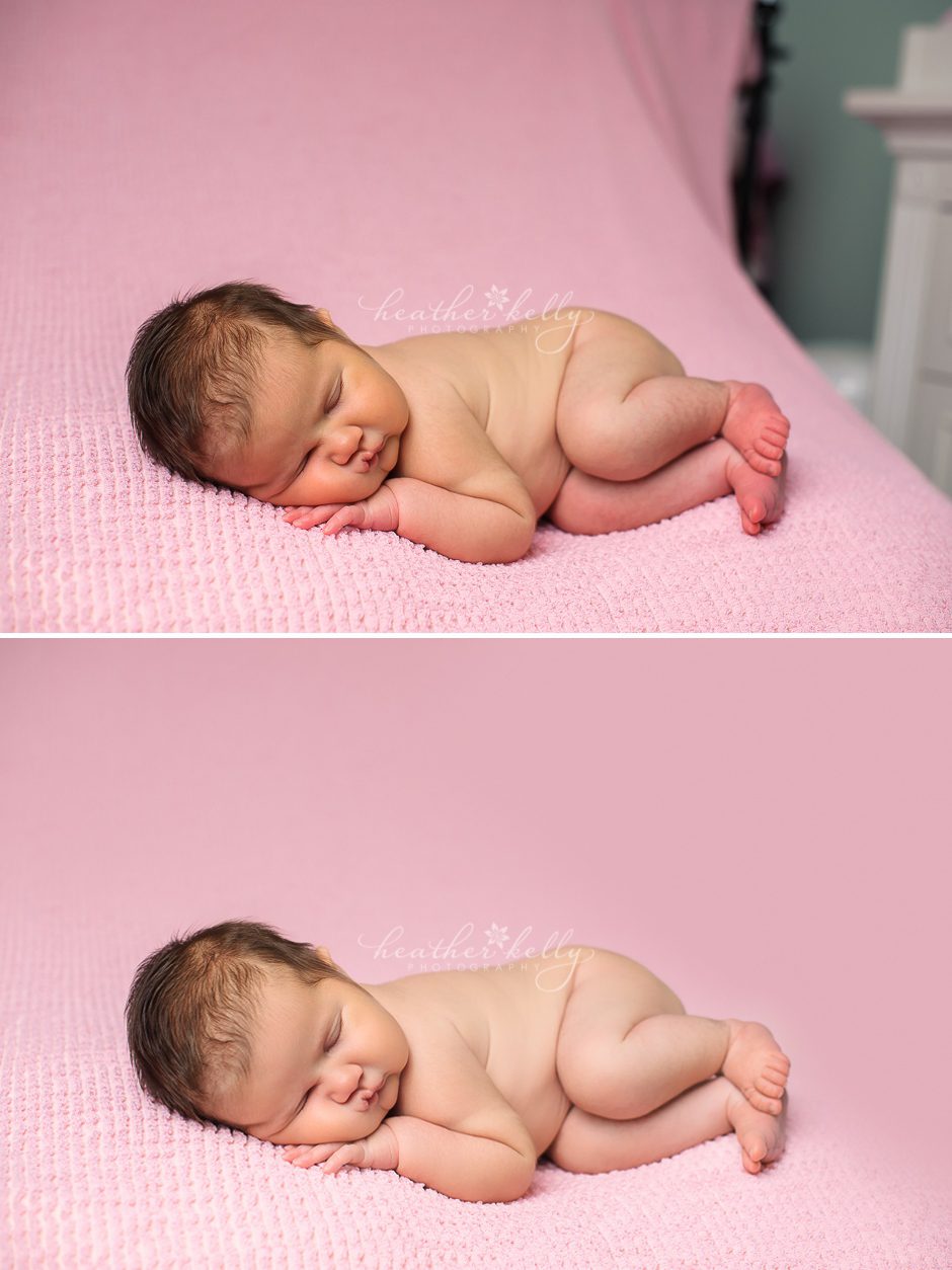 newborn editing before and after ct newborn photographer