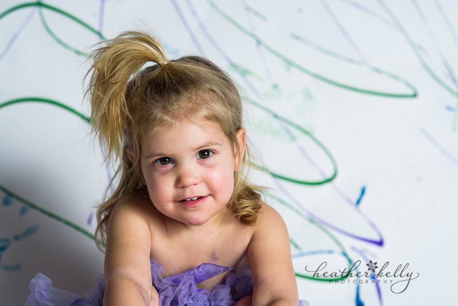 ct child photography finger painting photo session