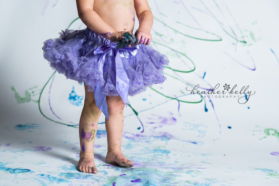 ct child photography finger painting photo session