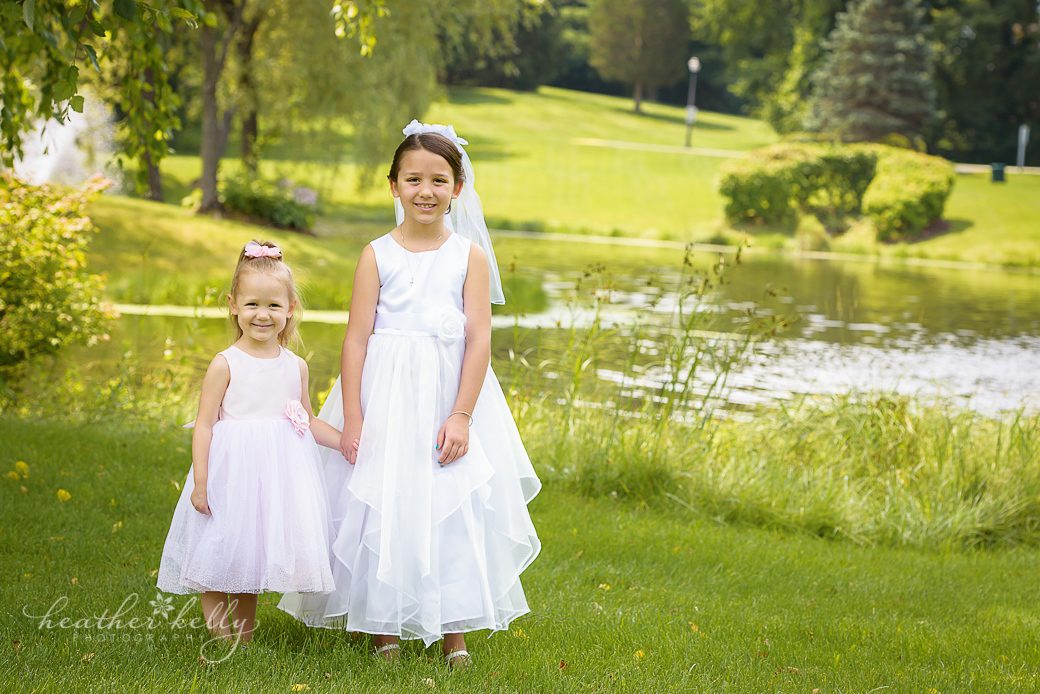brewster family photographer first communion portraits