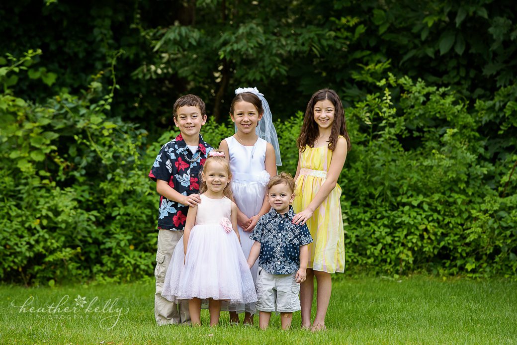 brewster family photographer first communion portraits