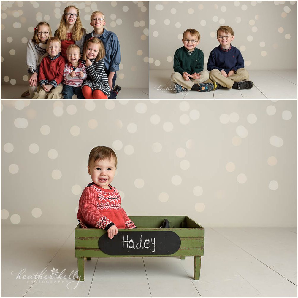 group of twinkle light mini sessions photo