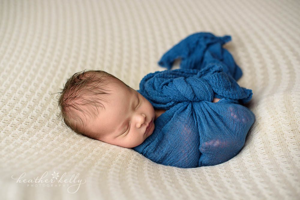 sleeping newborn boy with wrap photo trumbull ct