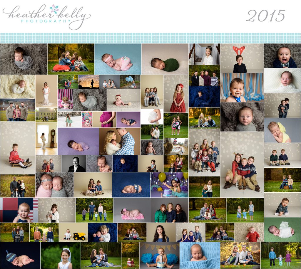 2015 ct newborn family photographer year in review collage photo
