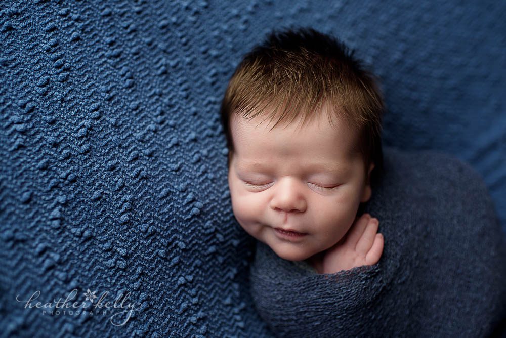 newborn boy smirk shelton newborn photos