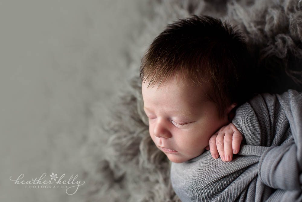 newborn photography baby boy in gray shelton ct newborn photos