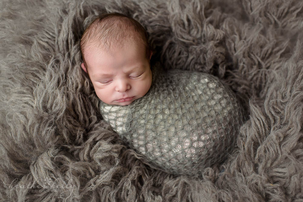 wrapped up sleepy newborn boy photography norwalk newborn photography ct