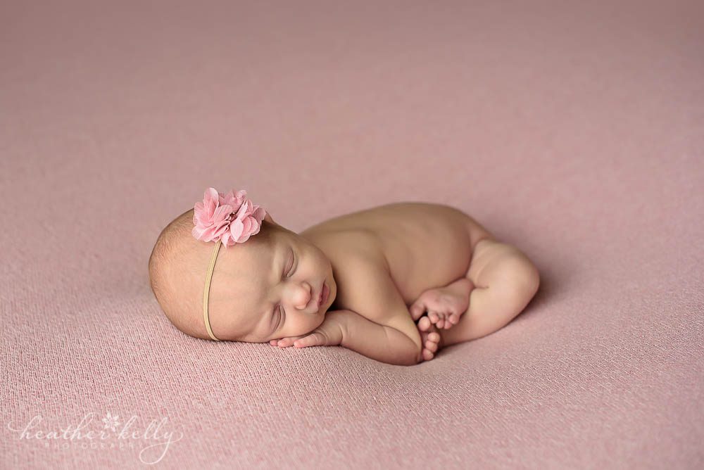 baby girl newborn photography pose adorable monroe newborn