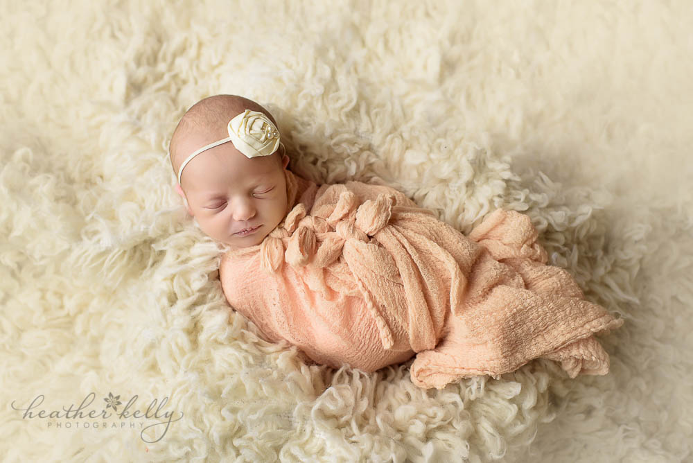 amazing newborn wrapping photo. Adorable monroe newborn