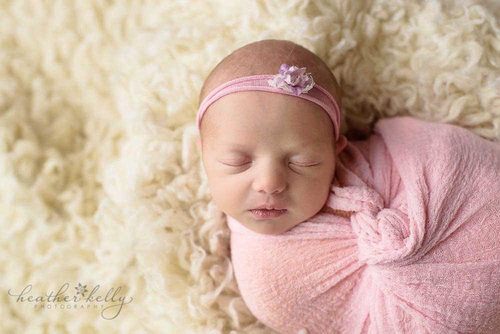wrapped up newborn photo adorable Monroe newborn