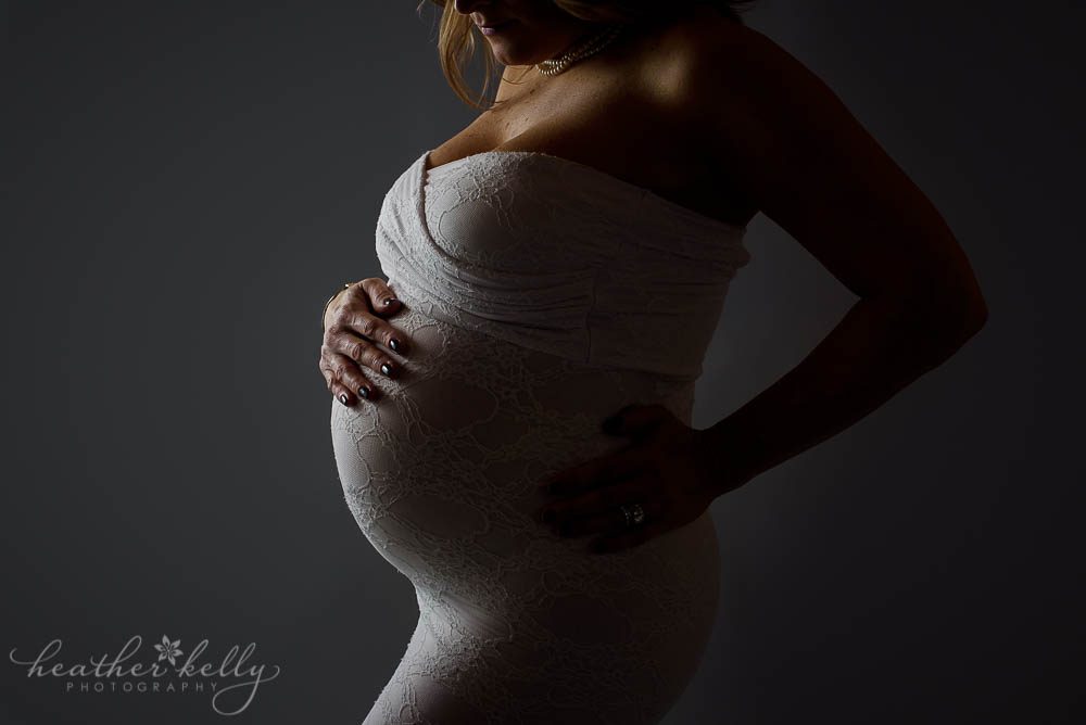 sew trendy gown for maternity photos low light fairfield county