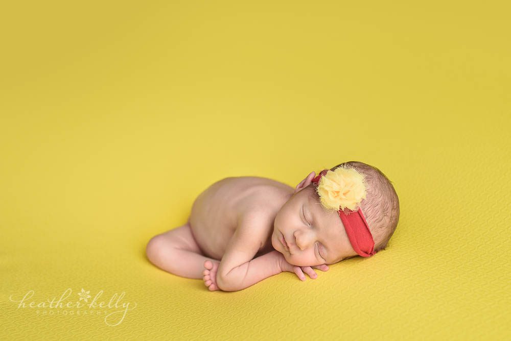 red and yellow newborn photography. disney inspired. newtown ct twins. 