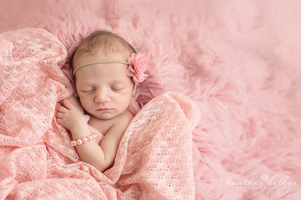 soft pink newborn photography | ct newborn photographer | newtown newborn photos