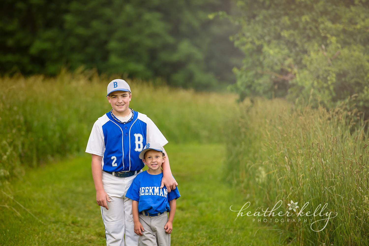 family photography session of brothers in baseball uniforms. poughquag ny family photography. 