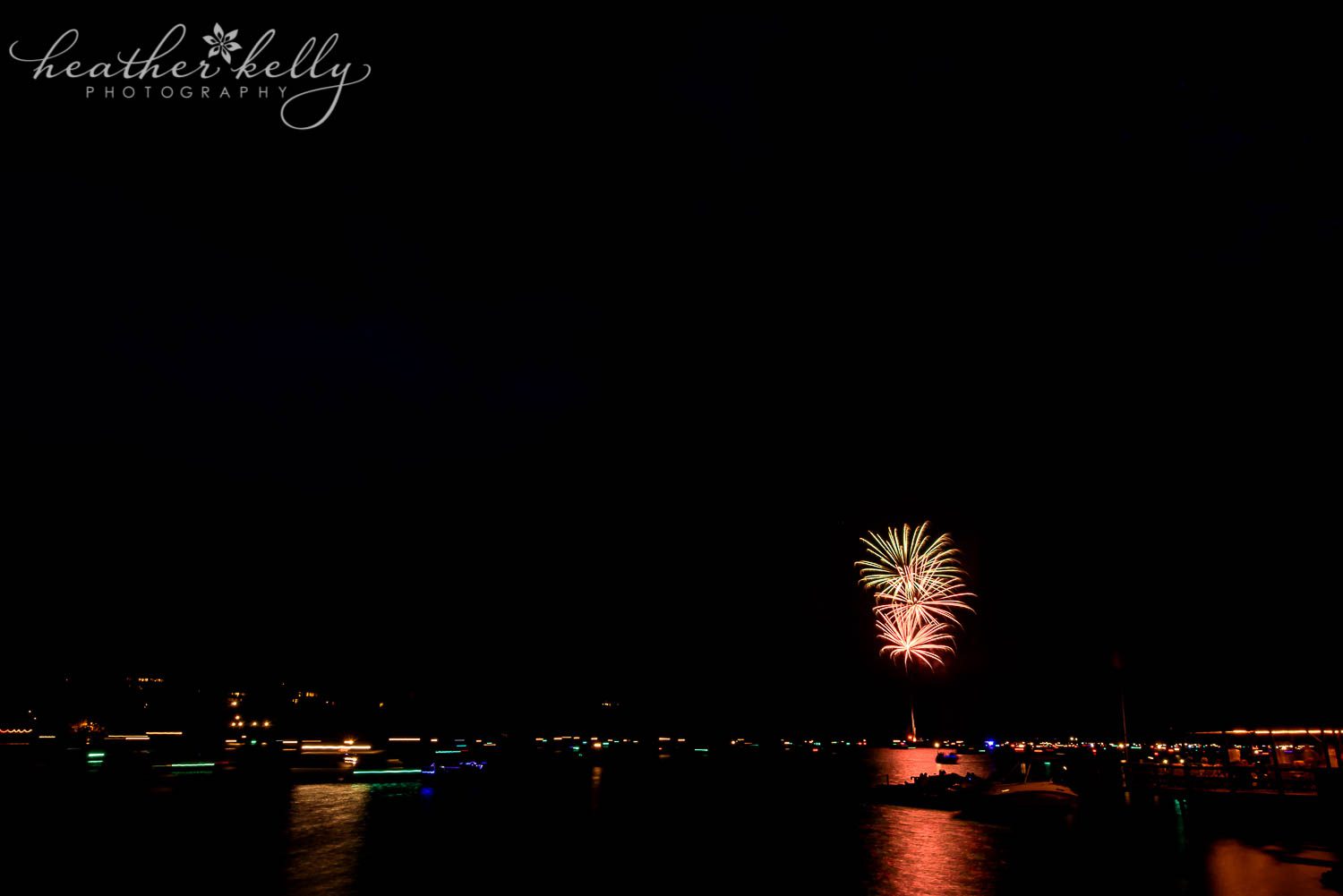 fireworks over lake james nc