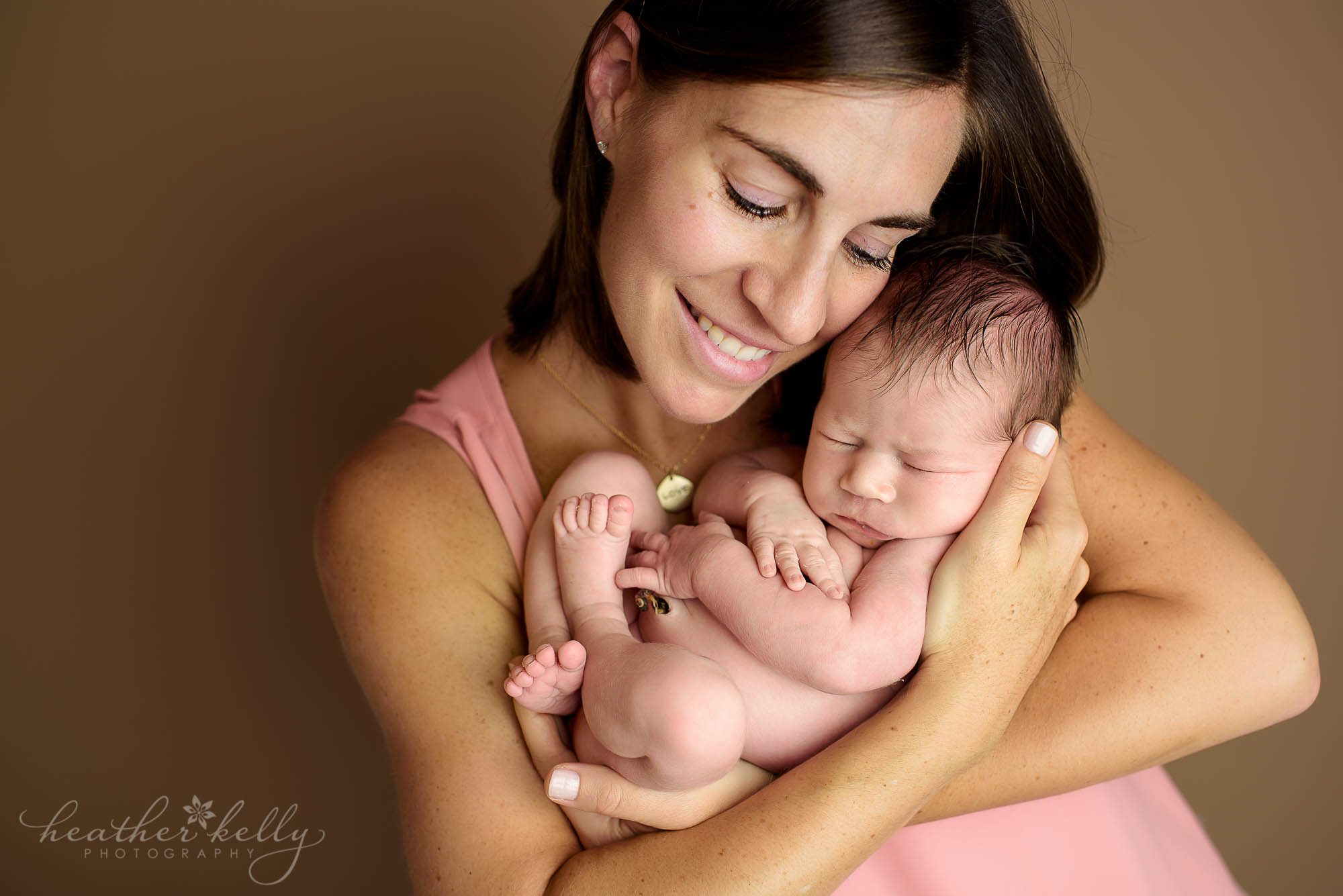 mom and newborn girl photo. newborn love ct photography