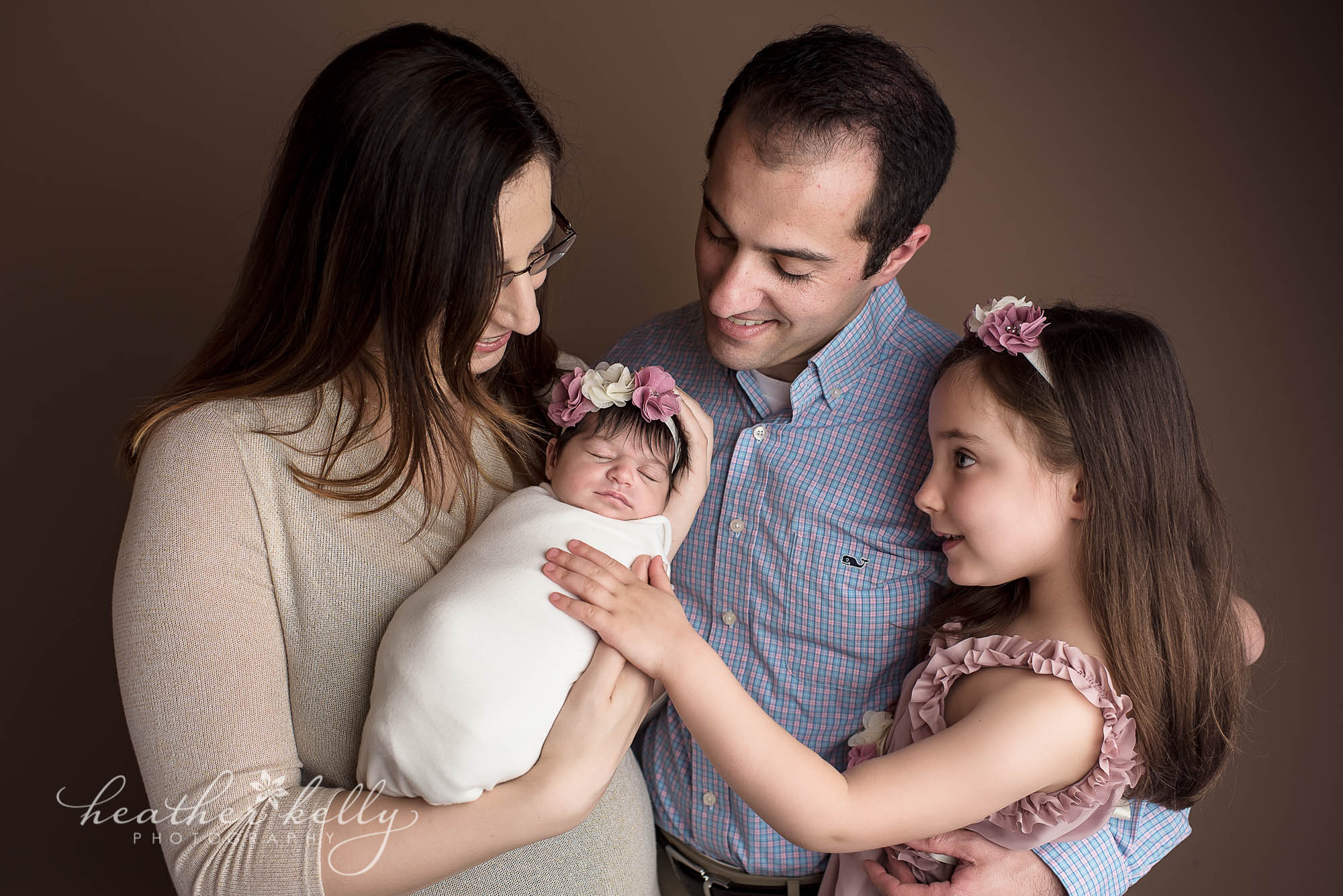 family photo with newborn. milford ct photography