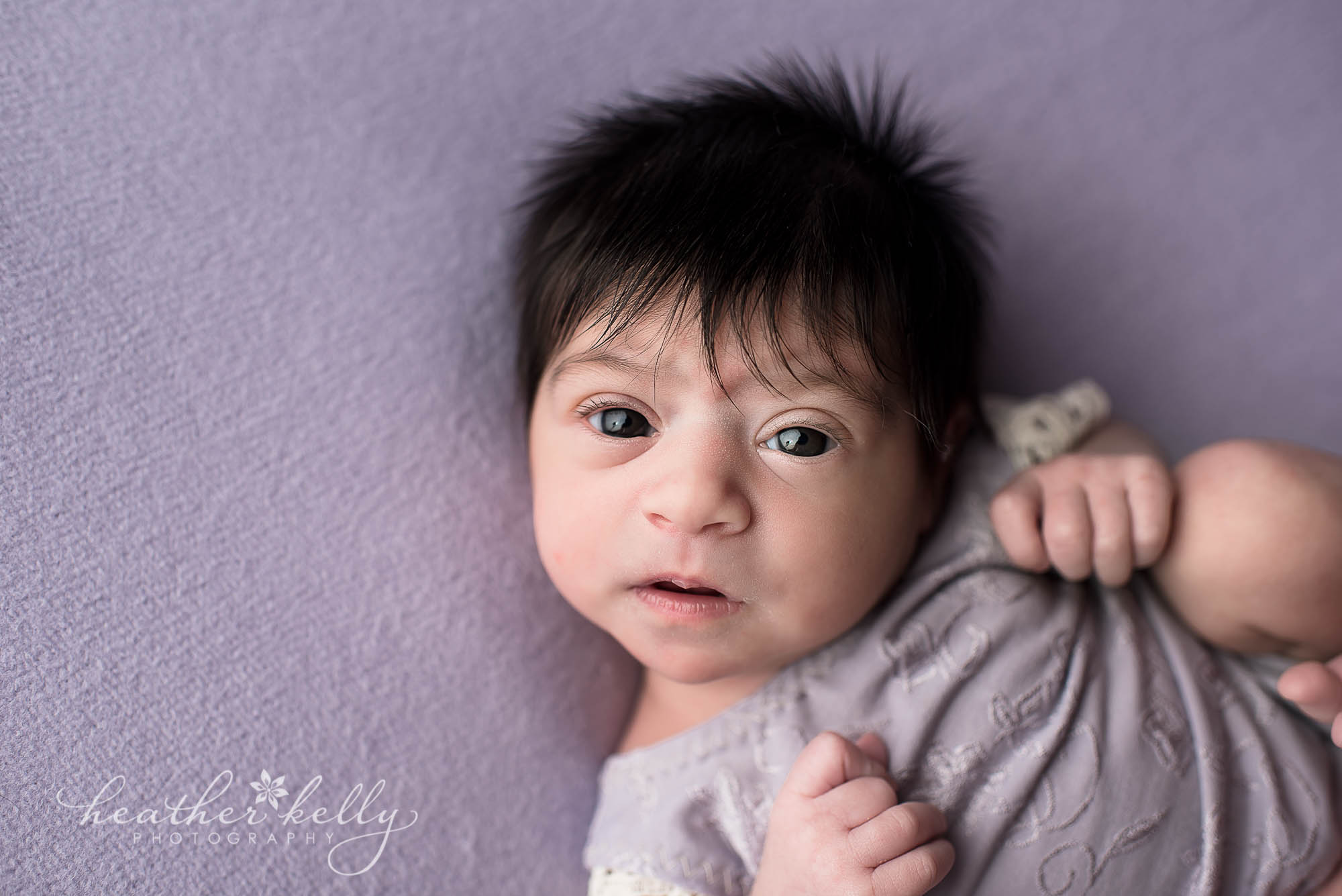 newborn eye contact photography. milford ct