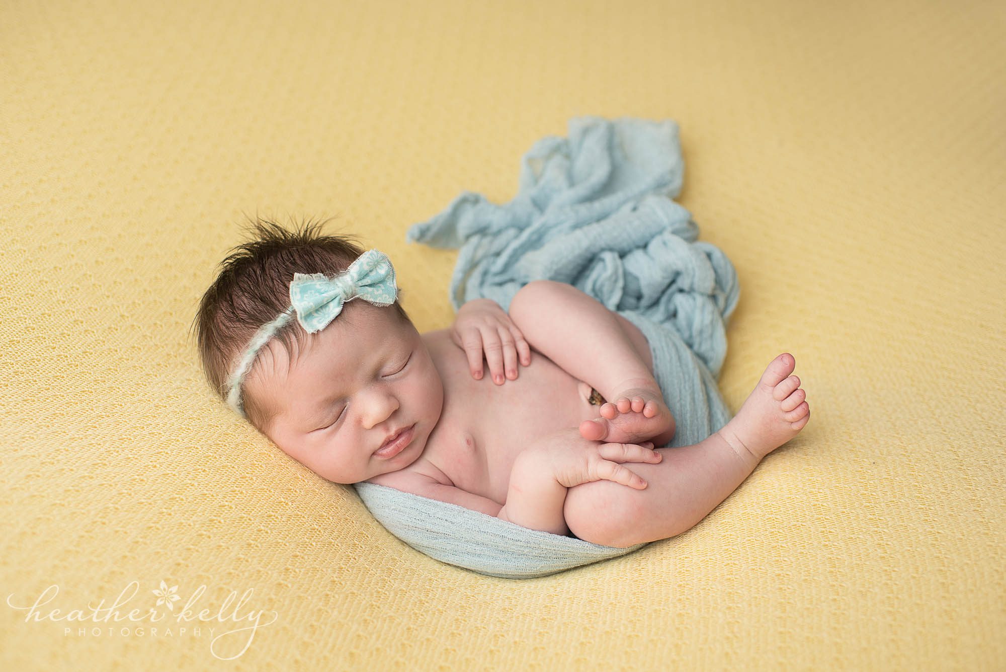 yellow and blue newborn photography. plainville ct
