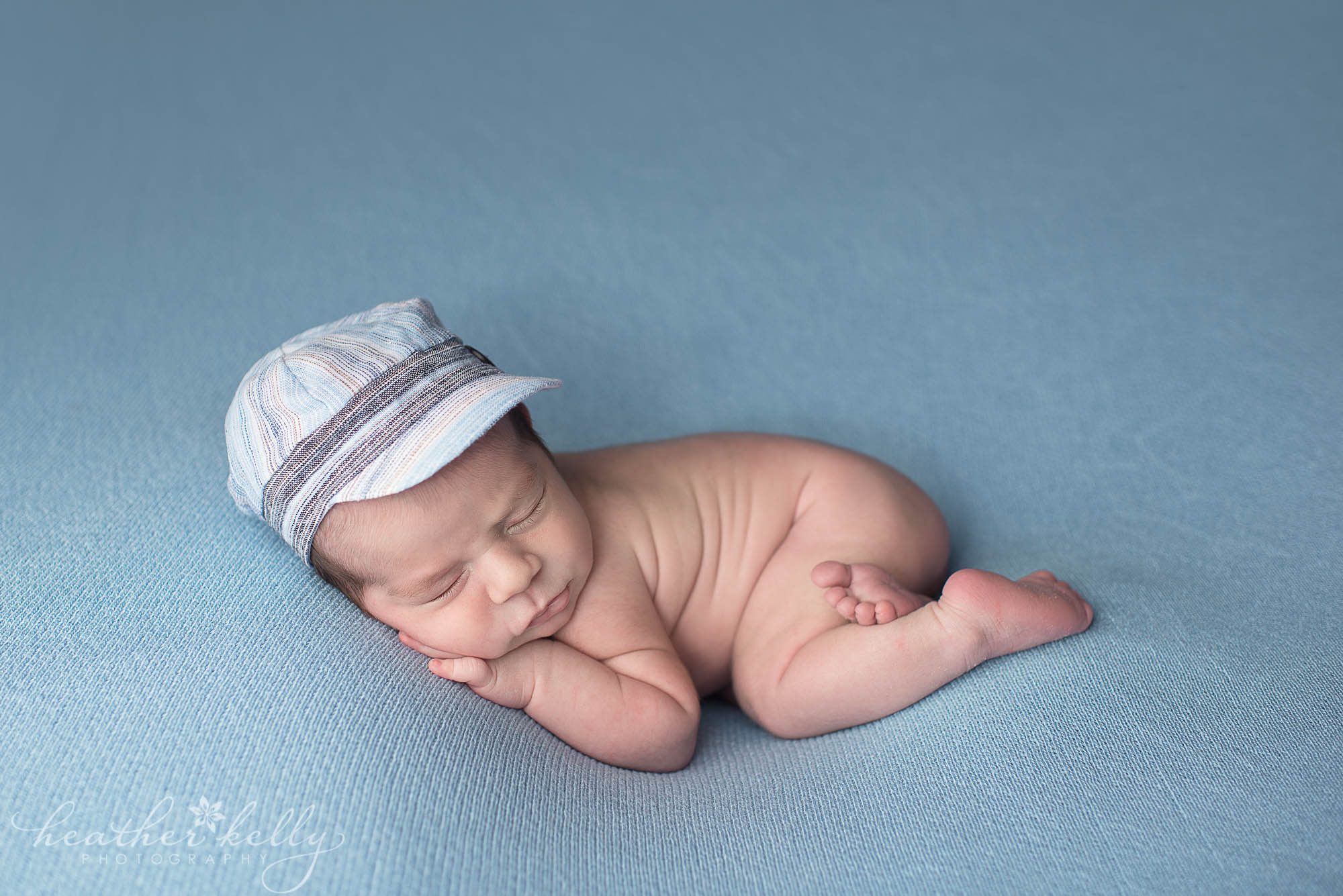 sweet baby boy newborn portrait